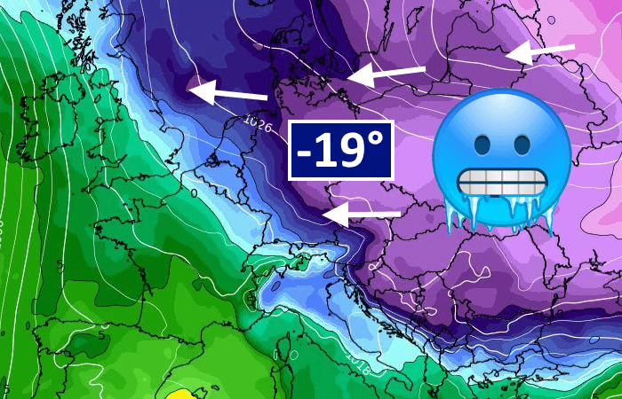 Vague de froid en Europe : près de -20°C en Allemagne !