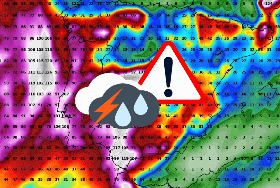 Tempête Laurence : fortes intempéries sur l'Espagne et le Portugal cette semaine